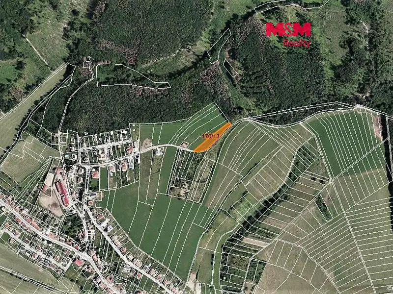 Prodej pole 747 m², Hostěnice – náhled fotky 1
