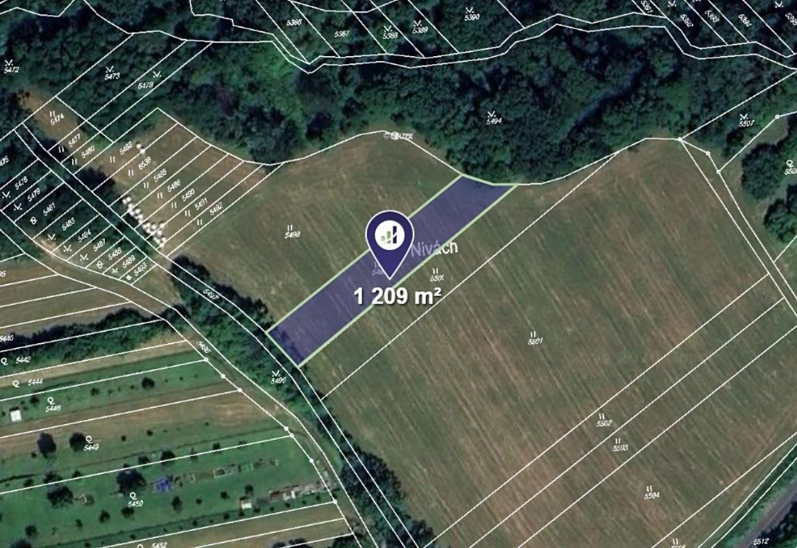 Prodej louky 1267 m²