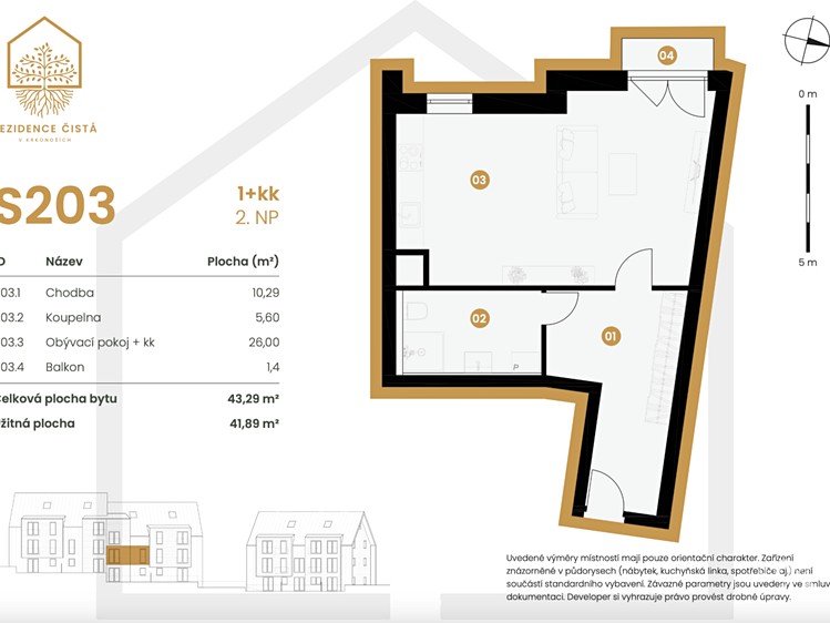 Prodej bytu 1+kk, 42 m² (6 z 25)