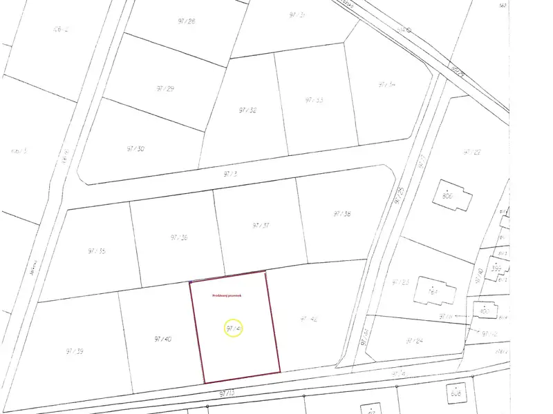 Prodej stavebního pozemku 1100 m², Březová-Oleško – náhled fotky 3
