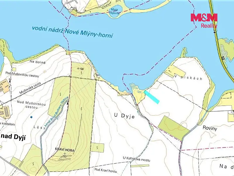Prodej pole 8249 m², Pasohlávky – náhled fotky 3