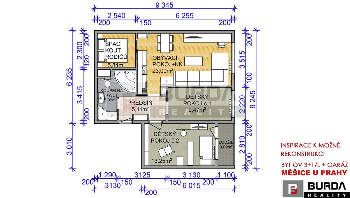 Prodej bytu 3+kk 68 m² – fotografie 4