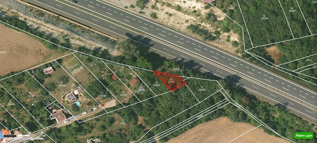 Prodej zahrady 464 m², Brandýsek – fotka 1 z 3