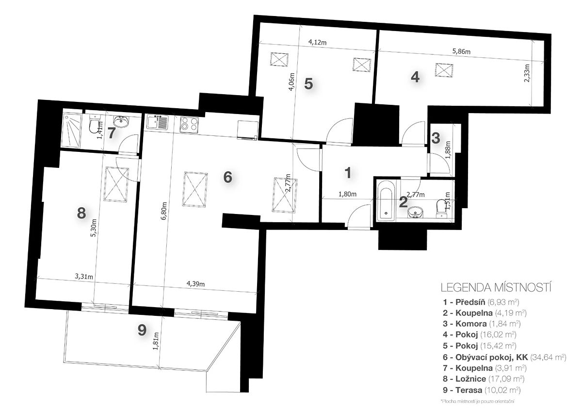 Prodej bytu 4+kk 110 m² – fotografie 5