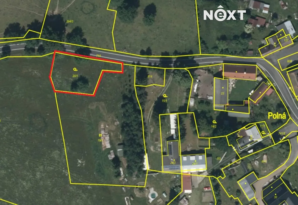 Prodej stavebního pozemku 842 m²