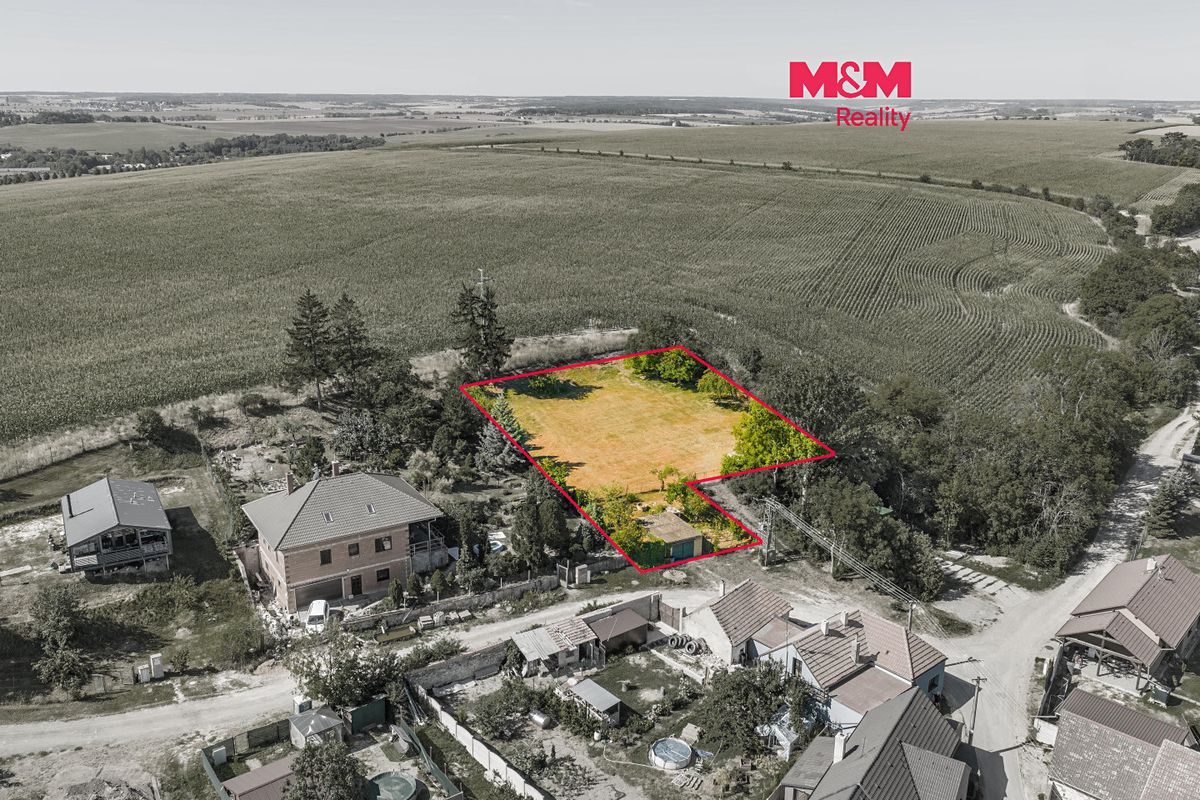 Prodej stavebního pozemku 1356 m², Dřínov – fotka 1 z 3