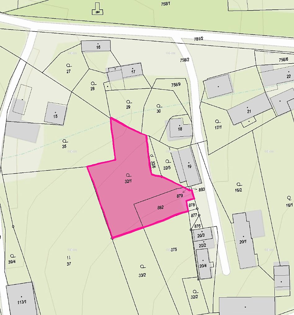 Prodej stavebního pozemku 1507 m² – fotografie 2