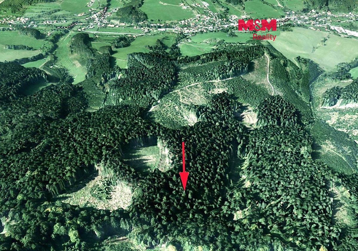Prodej lesa 16820 m², Lhota u Vsetína – fotka 1 z 3