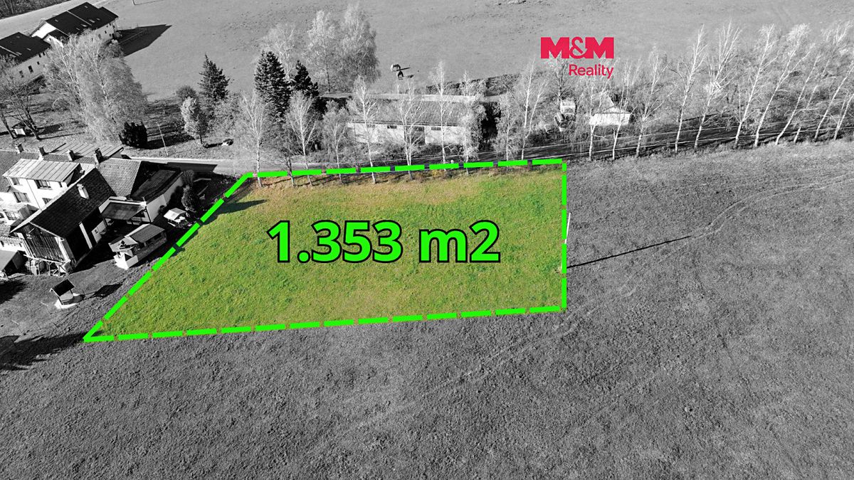 Prodej stavebního pozemku 1353 m²