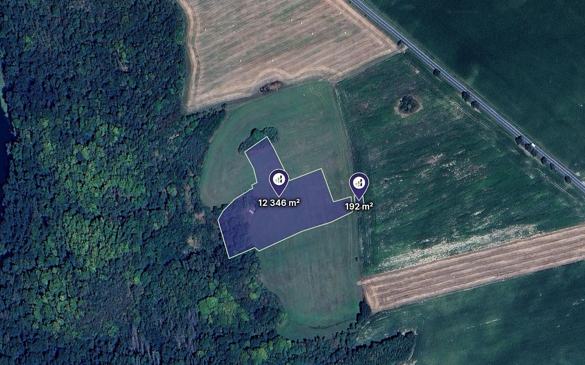 Prodej pole 12538 m²