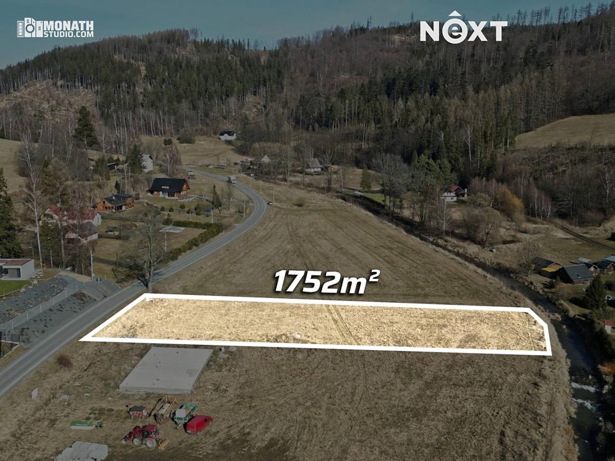 Prodej stavebního pozemku 1752 m² – fotografie 3