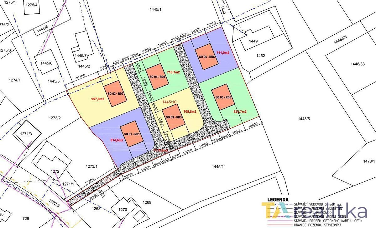Prodej stavebního pozemku 5912 m² – fotografie 2