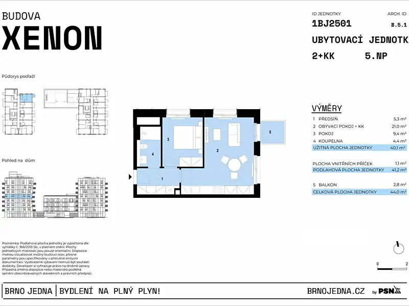 Prodej bytu 2+kk 40 m², Brno – náhled fotky 2