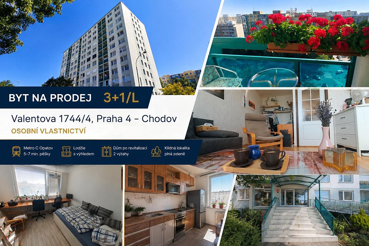 Prodej bytu 3+1 65 m²