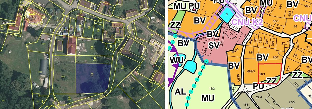 Prodej stavebního pozemku 1826 m² – fotografie 2