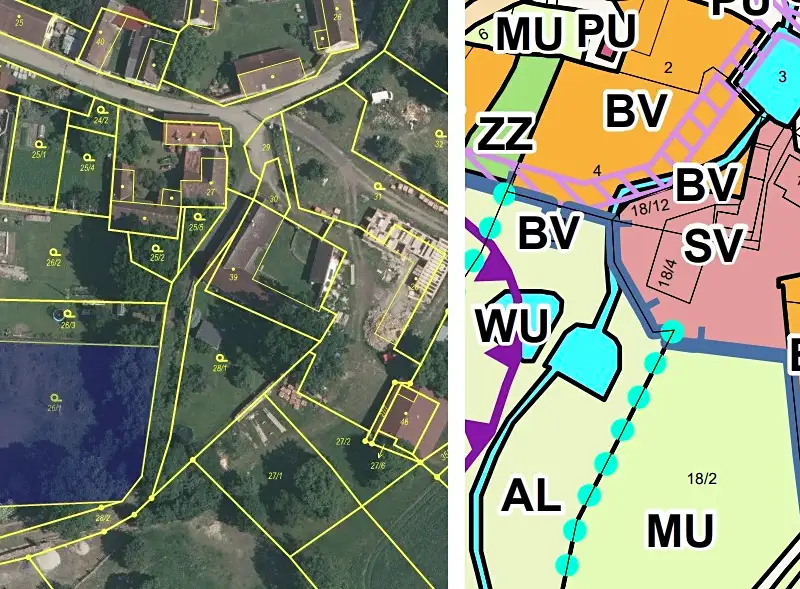Prodej stavebního pozemku 1826 m², Tučapy – náhled fotky 2