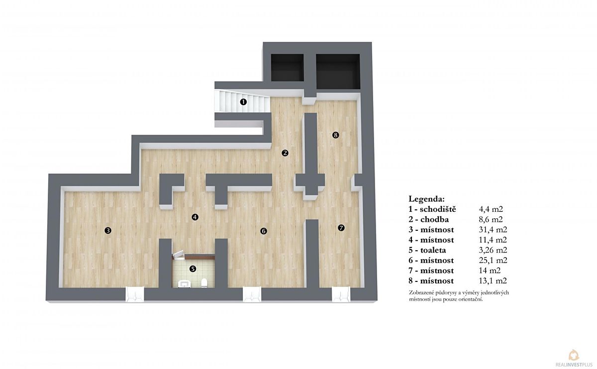 Pronájem obchodního prostoru 95 m² – fotografie 3