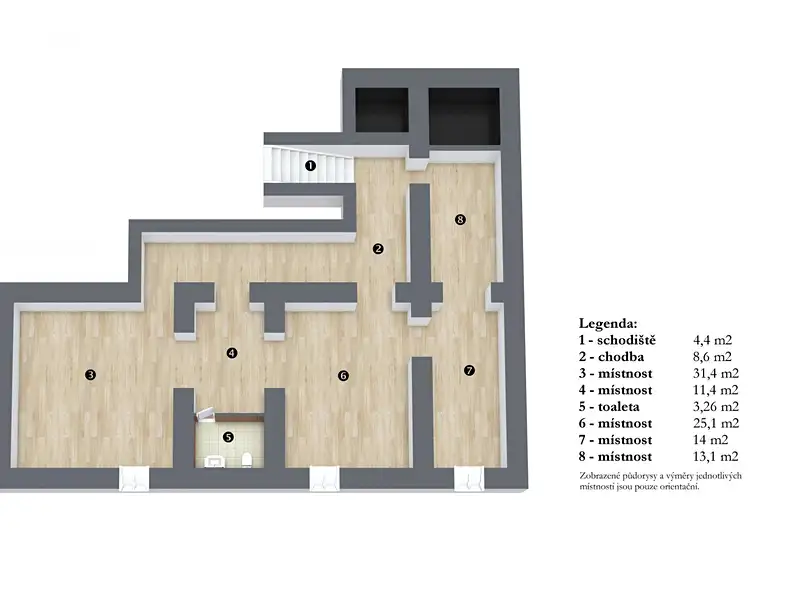 Pronájem obchodního prostoru 95 m², Olomouc – náhled fotky 3