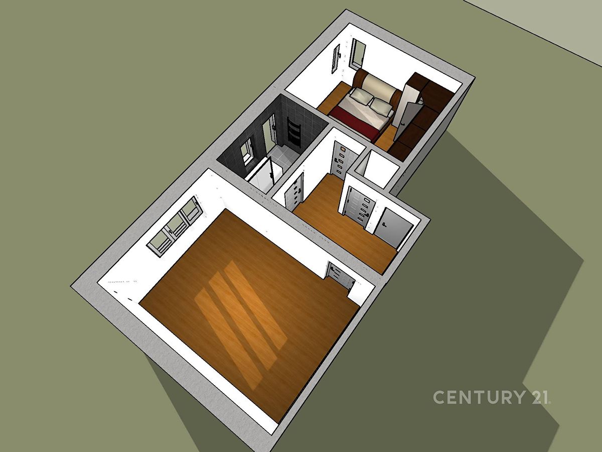 Pronájem bytu 2+kk 56 m² – fotografie 3