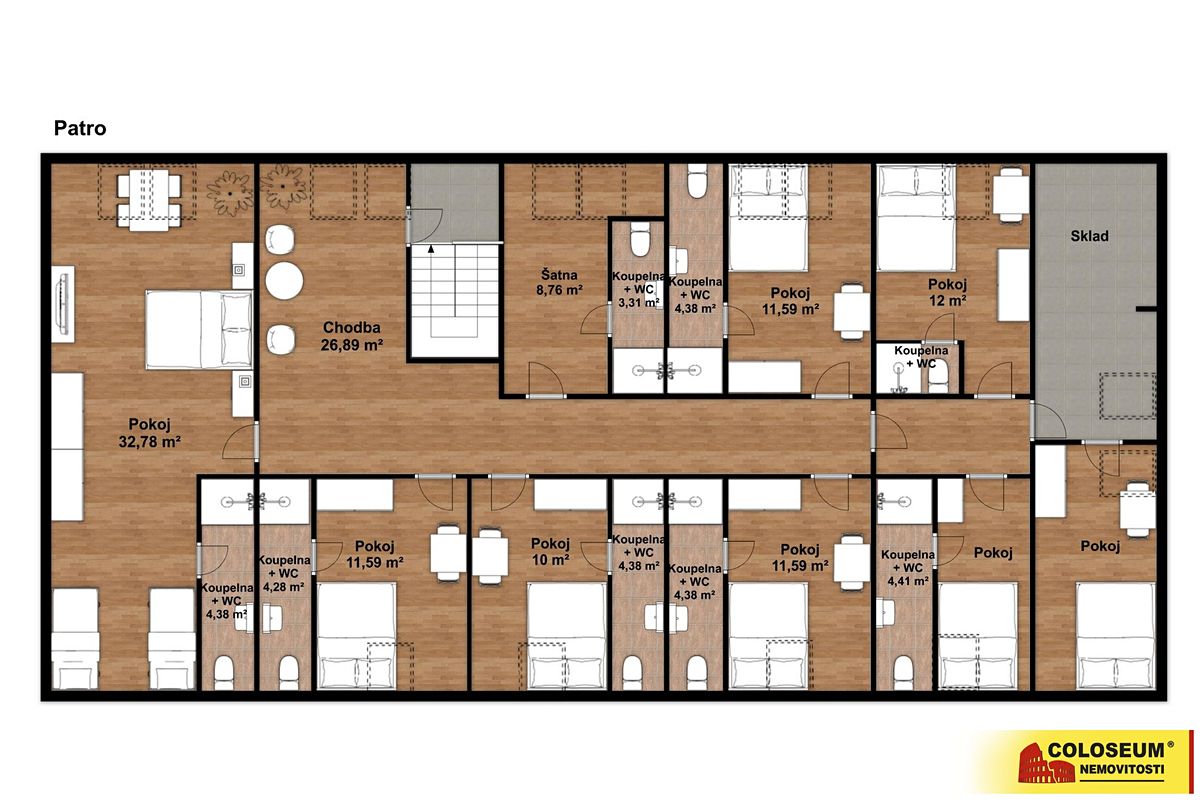 Pronájem ubytovacího zařízení 292 m² – fotografie 4