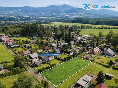 Prodej  stavebního pozemku 1 288 m²