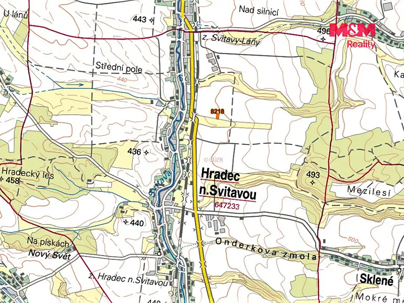 Prodej pole 965 m², Hradec nad Svitavou – náhled fotky 2