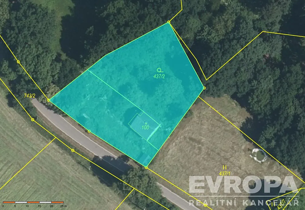 Prodej stavebního pozemku 1940 m²