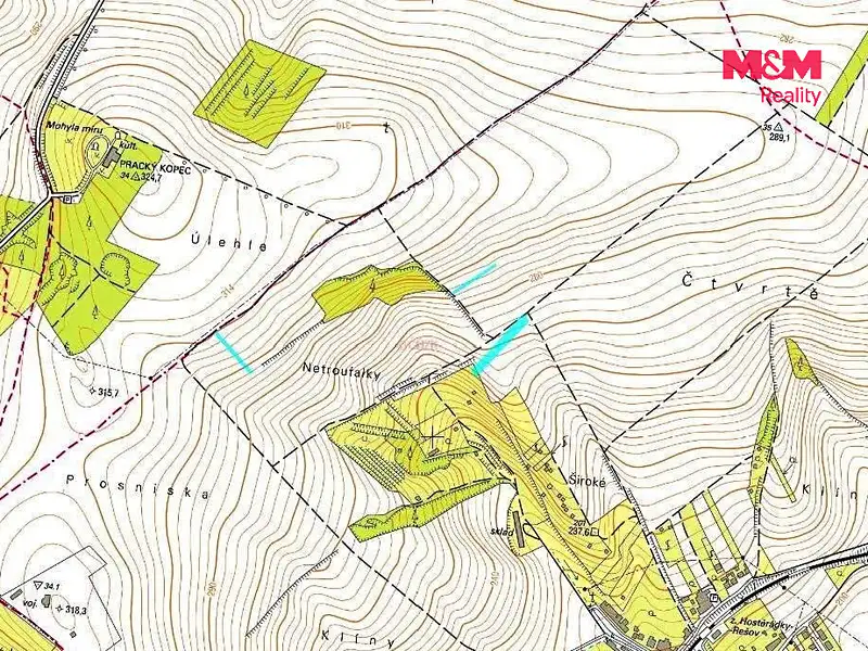 Prodej pole 920 m², Hostěrádky-Rešov – náhled fotky 2