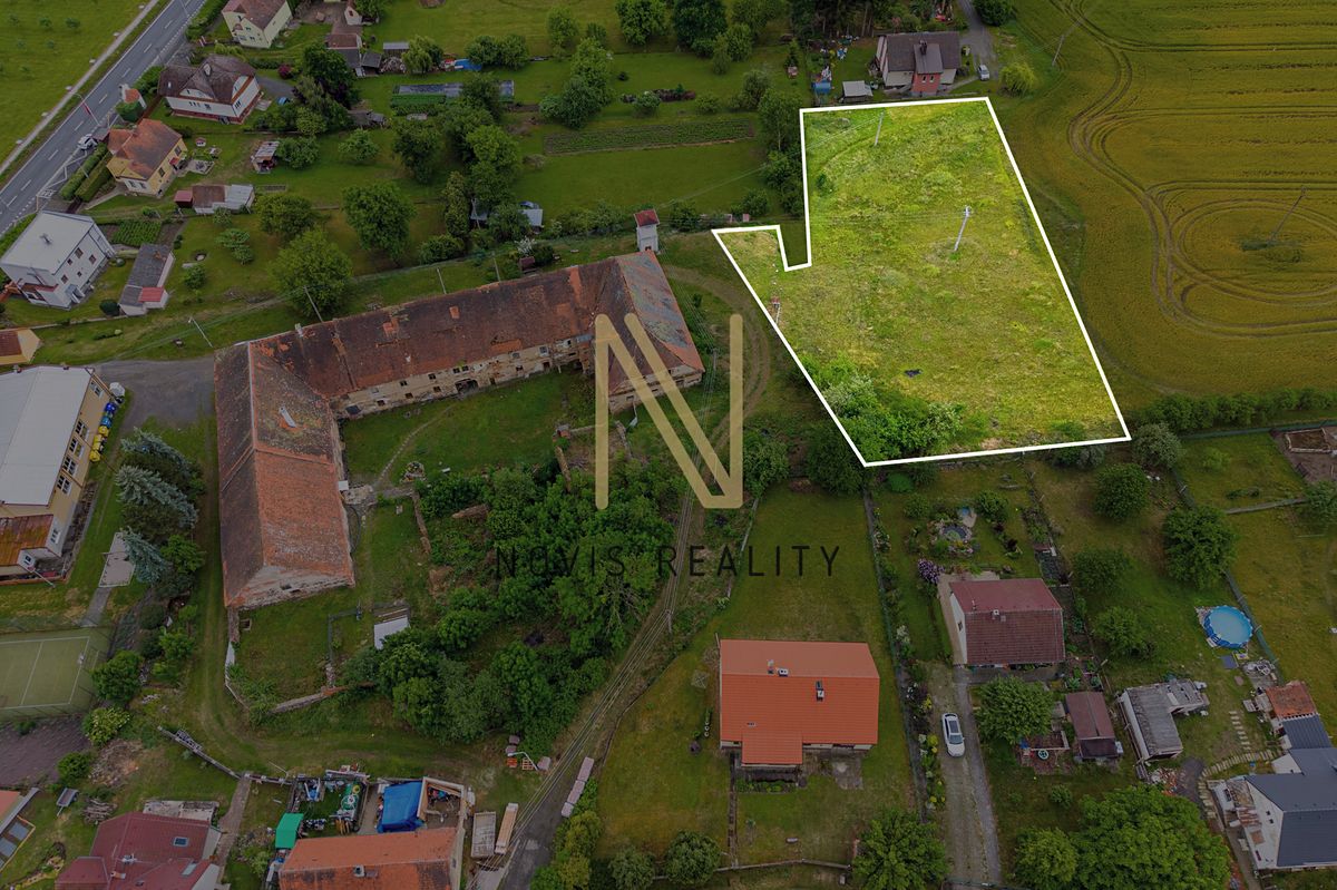 Prodej stavebního pozemku 4041 m², Červené Poříčí – fotka 1 z 3