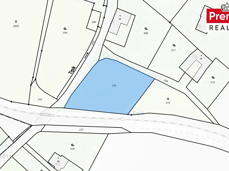 Prodej stavebního pozemku 2913 m², Trpík – náhled fotky 2