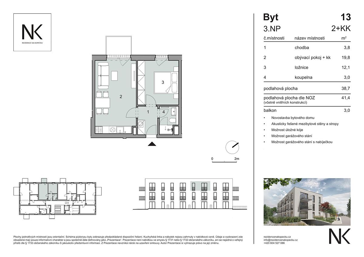 Prodej bytu 2+kk 40 m² – fotografie 5