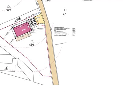 Prodej  stavebního pozemku 888 m²