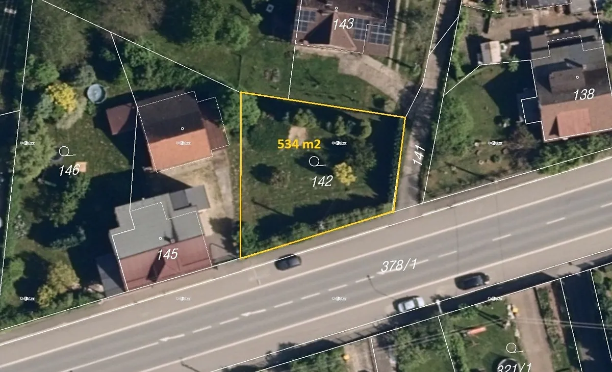 Prodej stavebního pozemku 534 m²