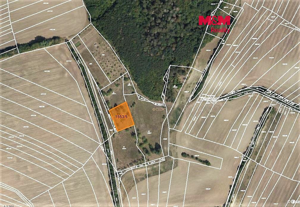 Prodej louky 1332 m², Kyjov – fotka 1 z 3