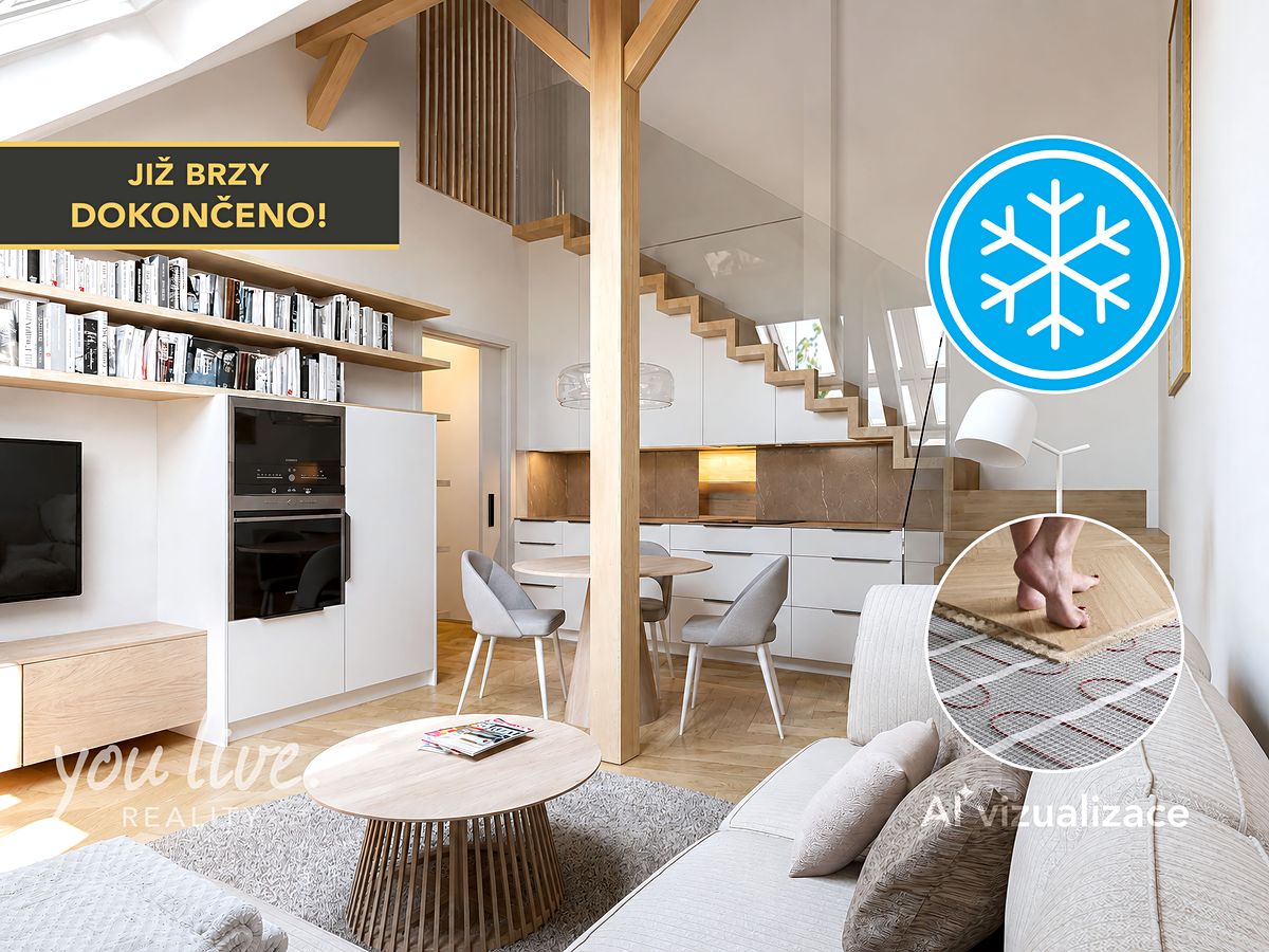 Prodej bytu 2+kk 57 m² (Mezonet)
