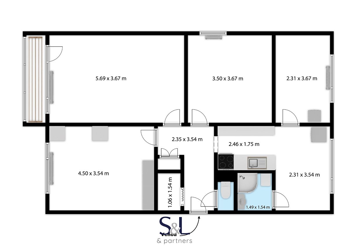 Prodej bytu 4+1 84 m² – fotografie 4