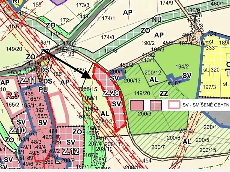 Prodej stavebního pozemku 11757 m², Bojanovice – náhled fotky 3