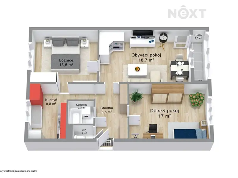 Prodej bytu 3+1 68 m², Chodov – náhled fotky 2