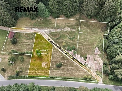 Prodej  stavebního pozemku 960 m²