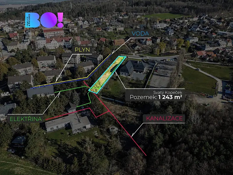 Prodej stavebního pozemku 1243 m², Olomouc – náhled fotky 1