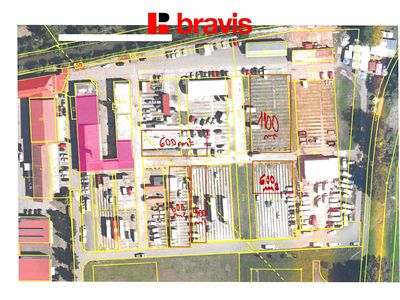 Pronájem komerčního pozemku 2000 m²
