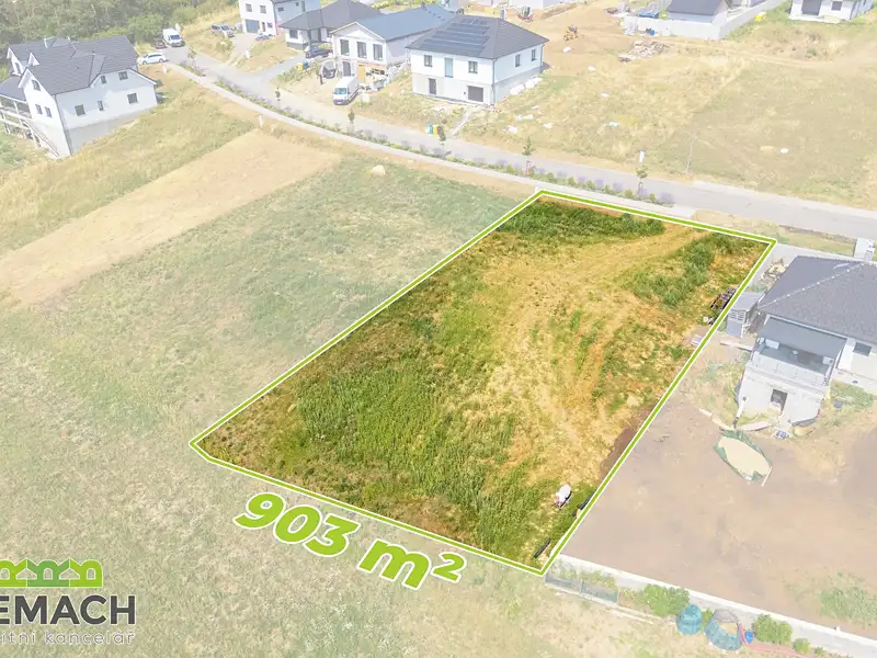 Prodej stavebního pozemku 902 m², Ořechov – náhled fotky 3