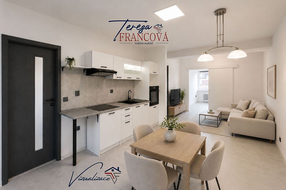 Pronájem bytu 3+kk 54 m²