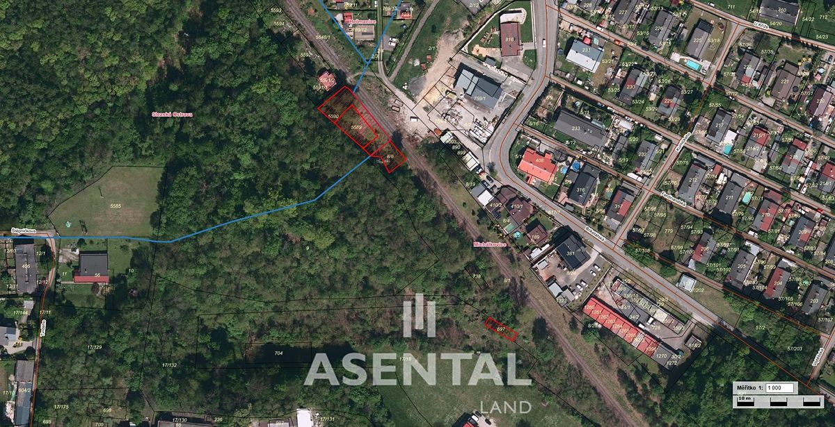 Prodej pozemku 1094 m²