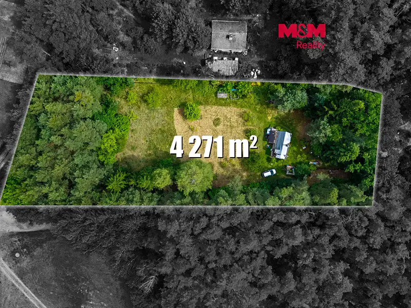 Prodej stavebního pozemku 4271 m², Tišice – náhled fotky 1