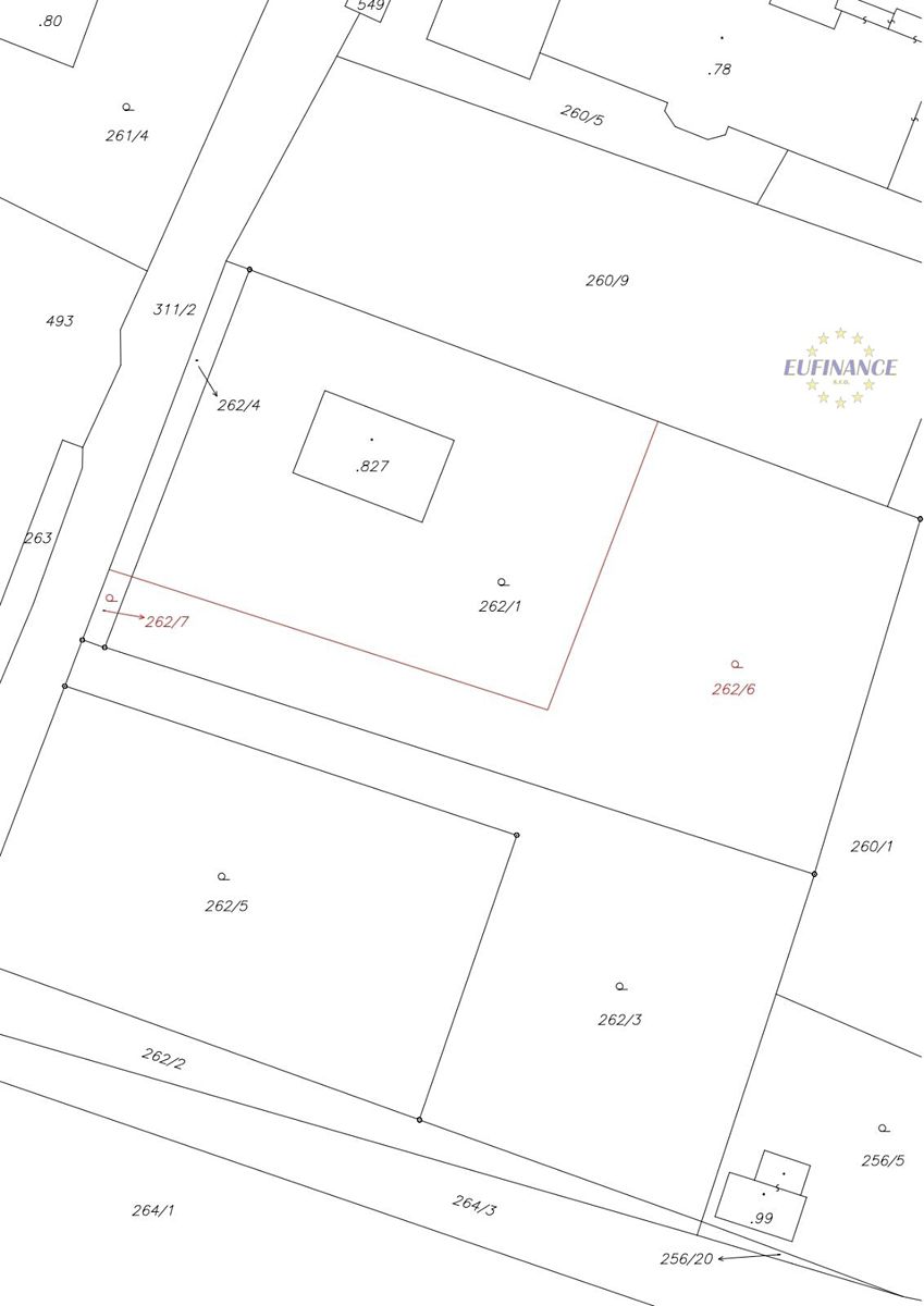 Prodej stavebního pozemku 900 m² – fotografie 5