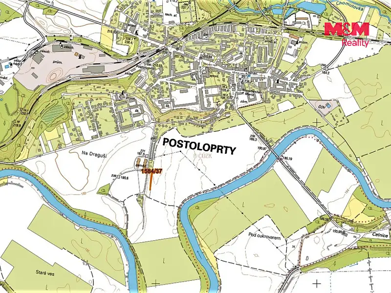 Prodej pole 363 m², Postoloprty – náhled fotky 2