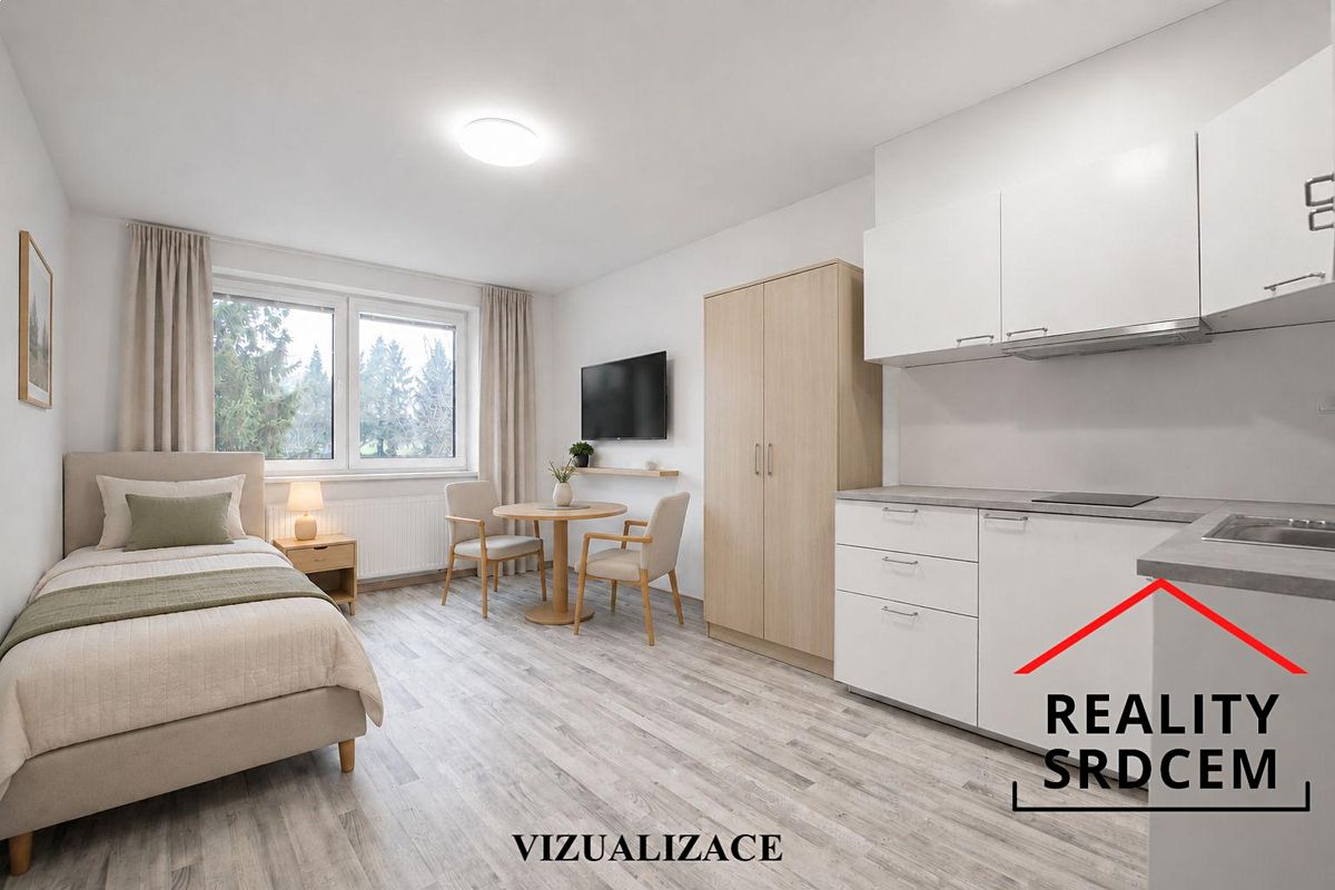 Pronájem bytu 1+kk 28 m²