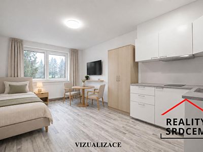 Pronájem bytu 1+kk 28 m²