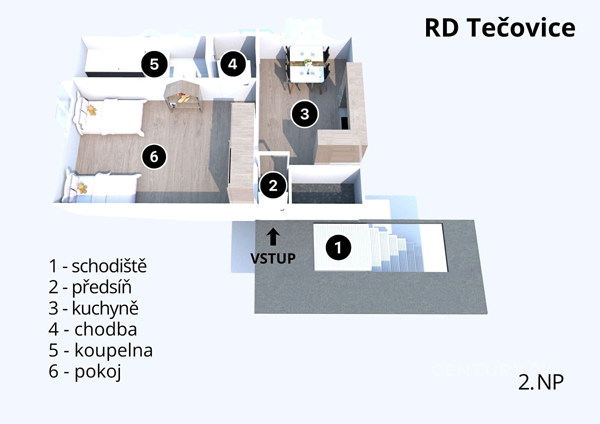 Prodej rodinného domu 170 m², pozemek 2715 m² – fotografie 5